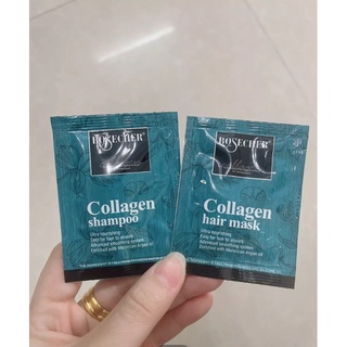 Cặp dầu gội xả gói Bosecher 5mlx 2- cặp