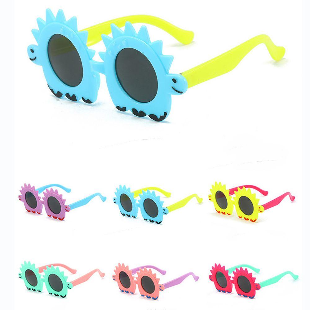 Kính Chống Bức Xạ Mắt Gọng Tròn Họa Tiết Khủng Long Hoạt Hình Cho Nam Và Nữ