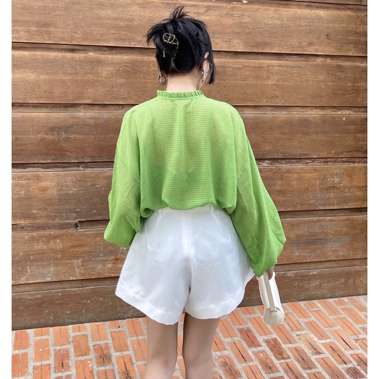 Quần ống loe 2 màu