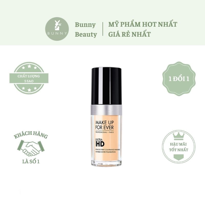 Kem nền Makeup Forever Ultra HD Foundation Bunny Beauty hàng đủ bill