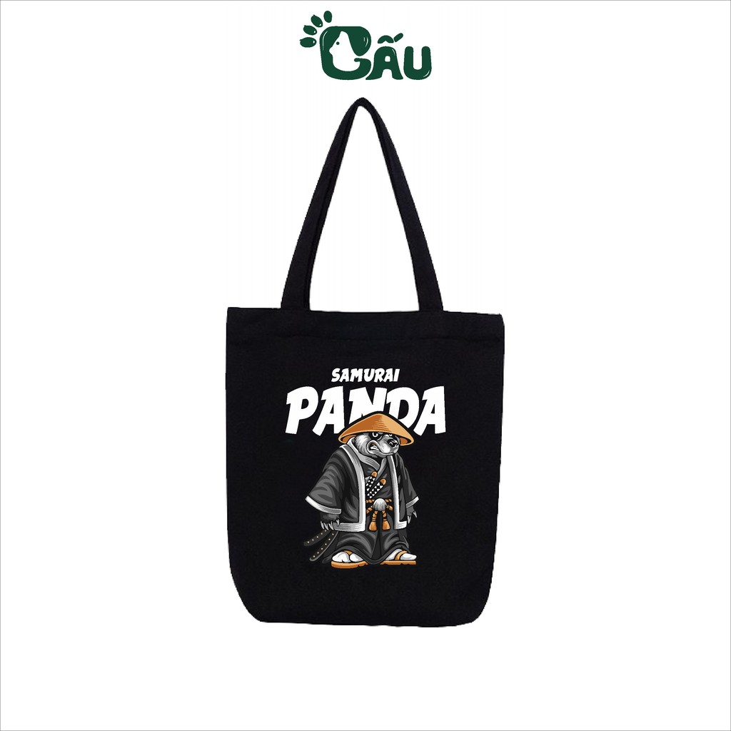 Túi tote Gấu194 vải bố canvas cao cấp mềm mịn - PANDA