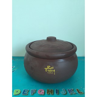 Nồi đất kho cá nấu cơm Bát Tràng phi 16cm