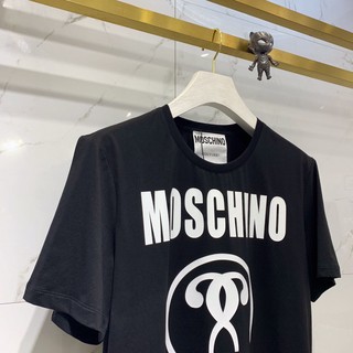 [COMBO MUA 1 ÁO TẶNG 1 MŨ TRƠN LƯỚI THỜI TRANG ] Áo phông Moschino Unisex chất liệu cotton , áo thun Unisex thời trang