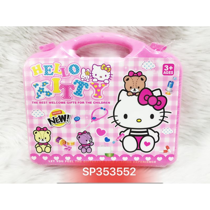 Đồ chơi Hộp vali bác sĩ tai nghe mèo Katty, H013