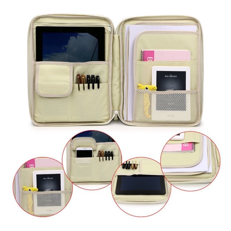 Túi Đựng Laptop/ Tài Liệu Bằng Vải Oxford Chống Thấm Nước Đa Năng Thời Trang Công Sở