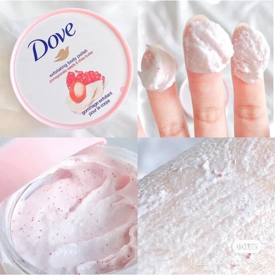 Tẩy Tế Bào Chết Body Dove Chăm Sóc Da Dưỡng Trắng Cấp Ẩm Hủ 225ml | BigBuy360 - bigbuy360.vn