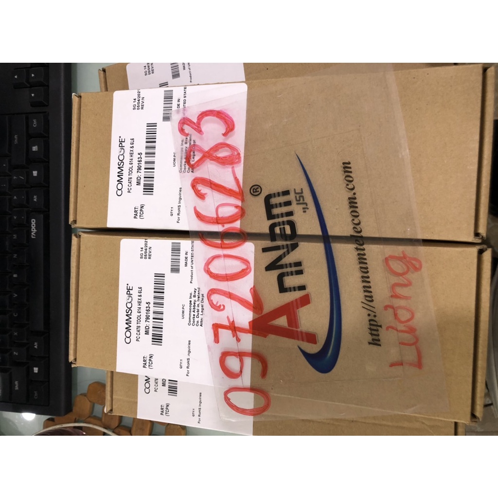 Kìm bấm mạng cat6 Commscope bấm 3 mảnh kềm bấm mạng cat6 mã 790163-5