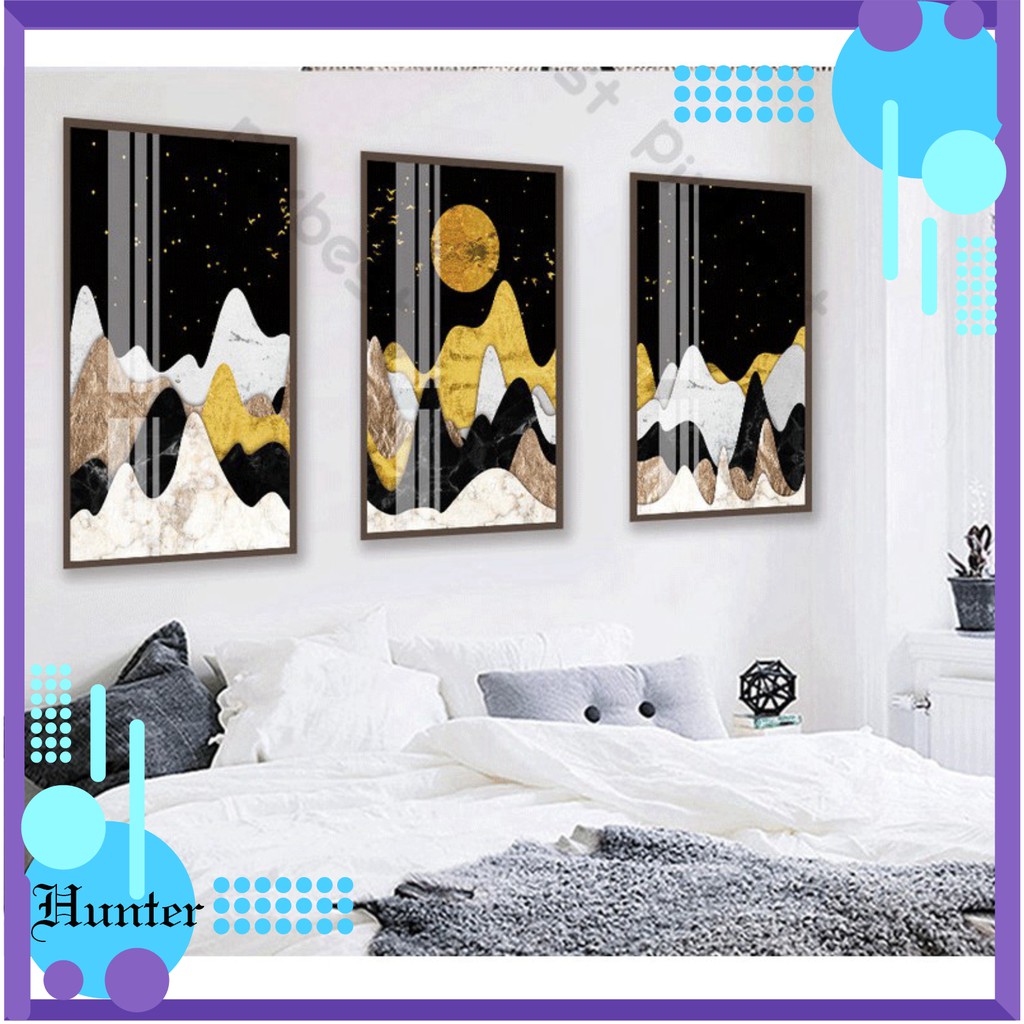 Bộ 3 tranh treo tường