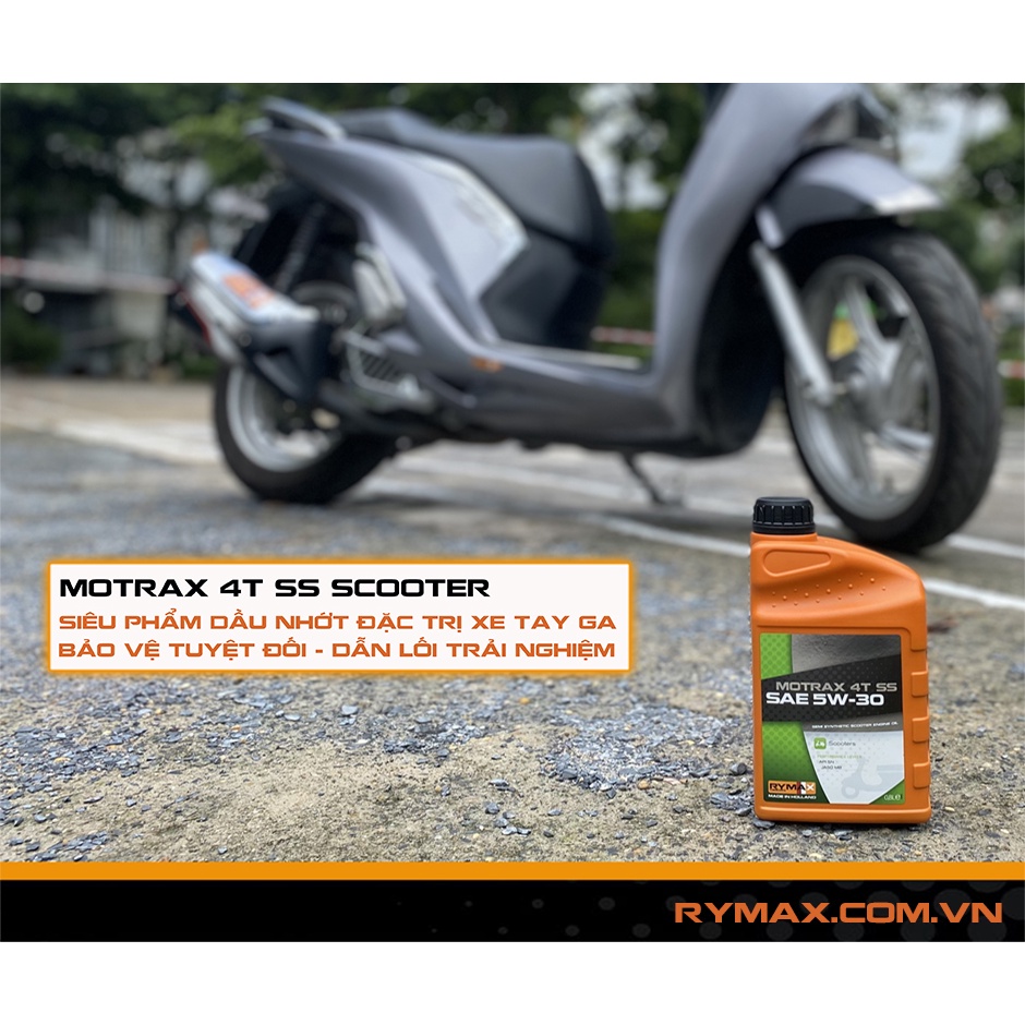 Dầu nhớt xe tay ga Rymax Motrax 4T SS 5W/30 JASO MB 0.8L – Bán Tổng Hợp