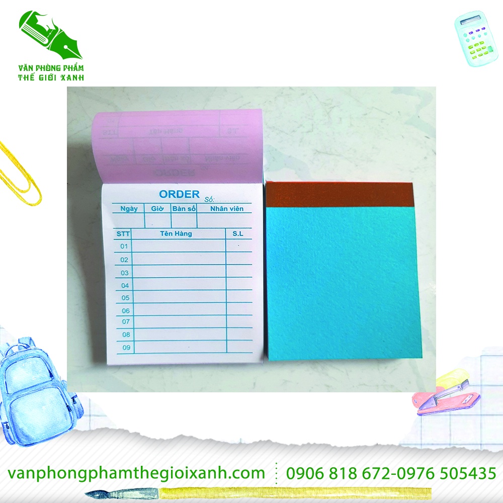 CÙI ORDER 2 LIÊN 7X10  50 BỘ