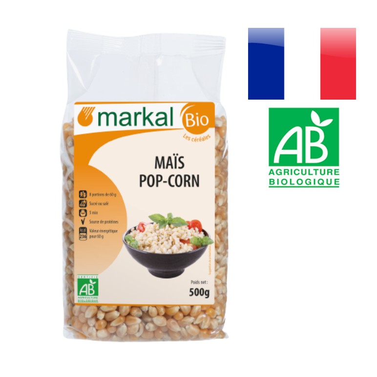 Bắp hạt hữu cơ làm bỏng ngô - Markal - 500g - HCMShop