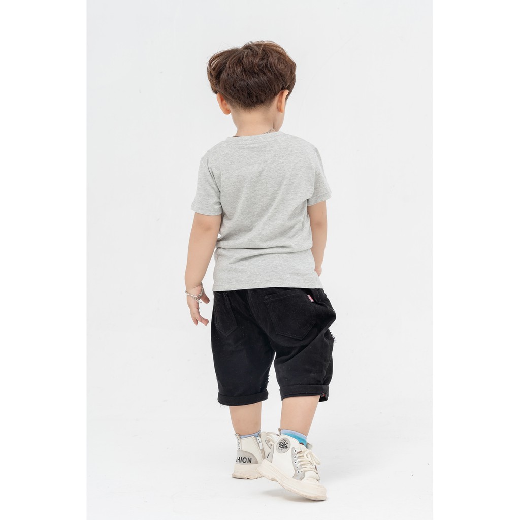 Áo thun trẻ em YODY cộc tay mềm mịn co dãn thấm hút mồ hôi TSK5193