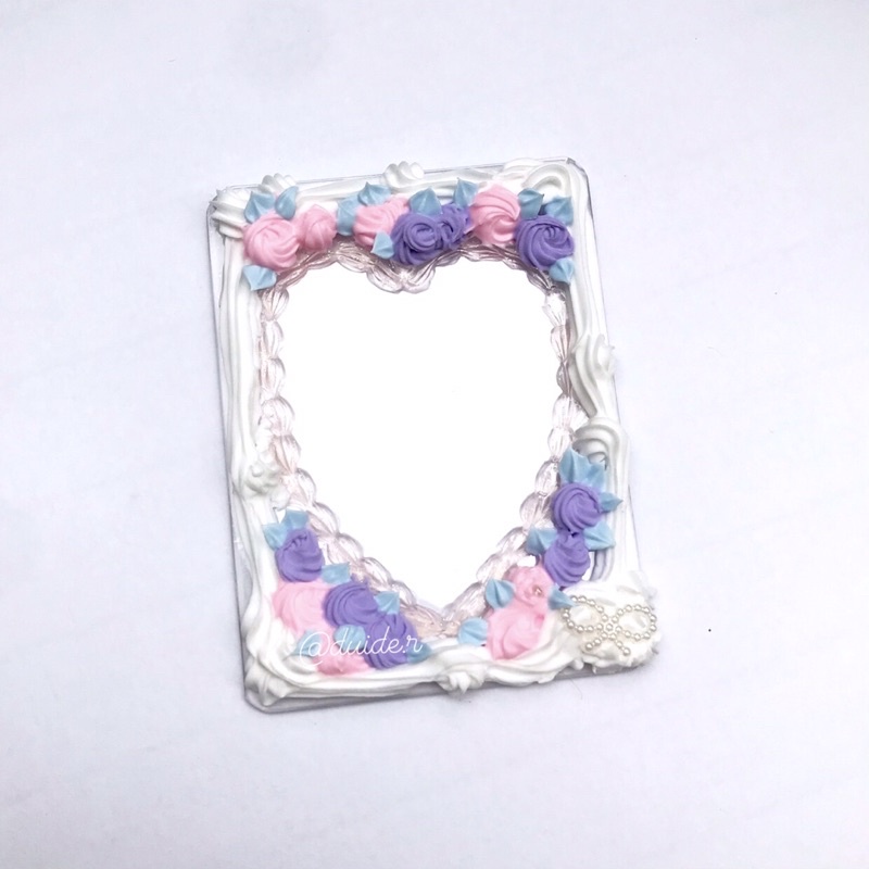 ✨Toploader deco sẵn✨ toploader keo kem hoa hồng, sticker/ decoden toploader