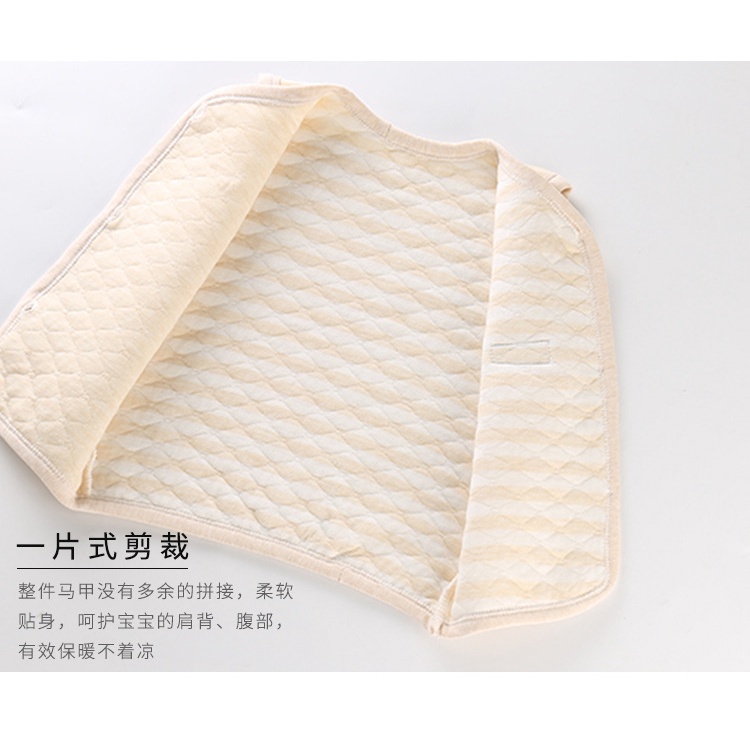 [ZY] Áo Khoác Ghi Lê Bằng Cotton Ba Lớp Dày Dặn Giữ Nhiệt Giản Dị Dành Cho Trẻ Em 59-110cm Vào Mùa Thu Đông