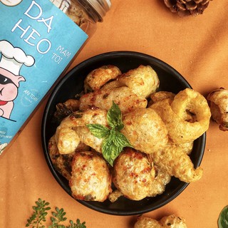 Da heo mắm hành SNACKIN, mặn ngọt đậm vị hũ pet, ăn vặt Hà Nội