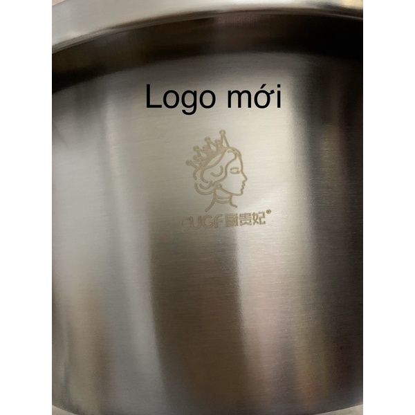 BỘ THAU + RỔ INOX 304 (2 kiểu logo giao ngẫu nhiên)