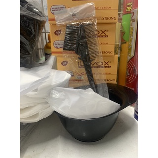 Thuốc duỗi tóc Lavox nano complex phục hồi tóc mini tại nhà (Tặng cặp Bao tay )
