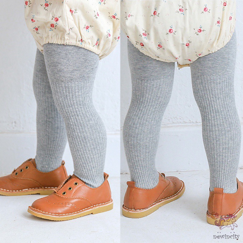 Quần Legging Trơn Màu Cho Bé Gái