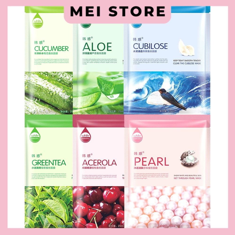 Mặt Nạ Hoa Quả Hanhuo 6 Vị Cao Cấp White Moisturizinp