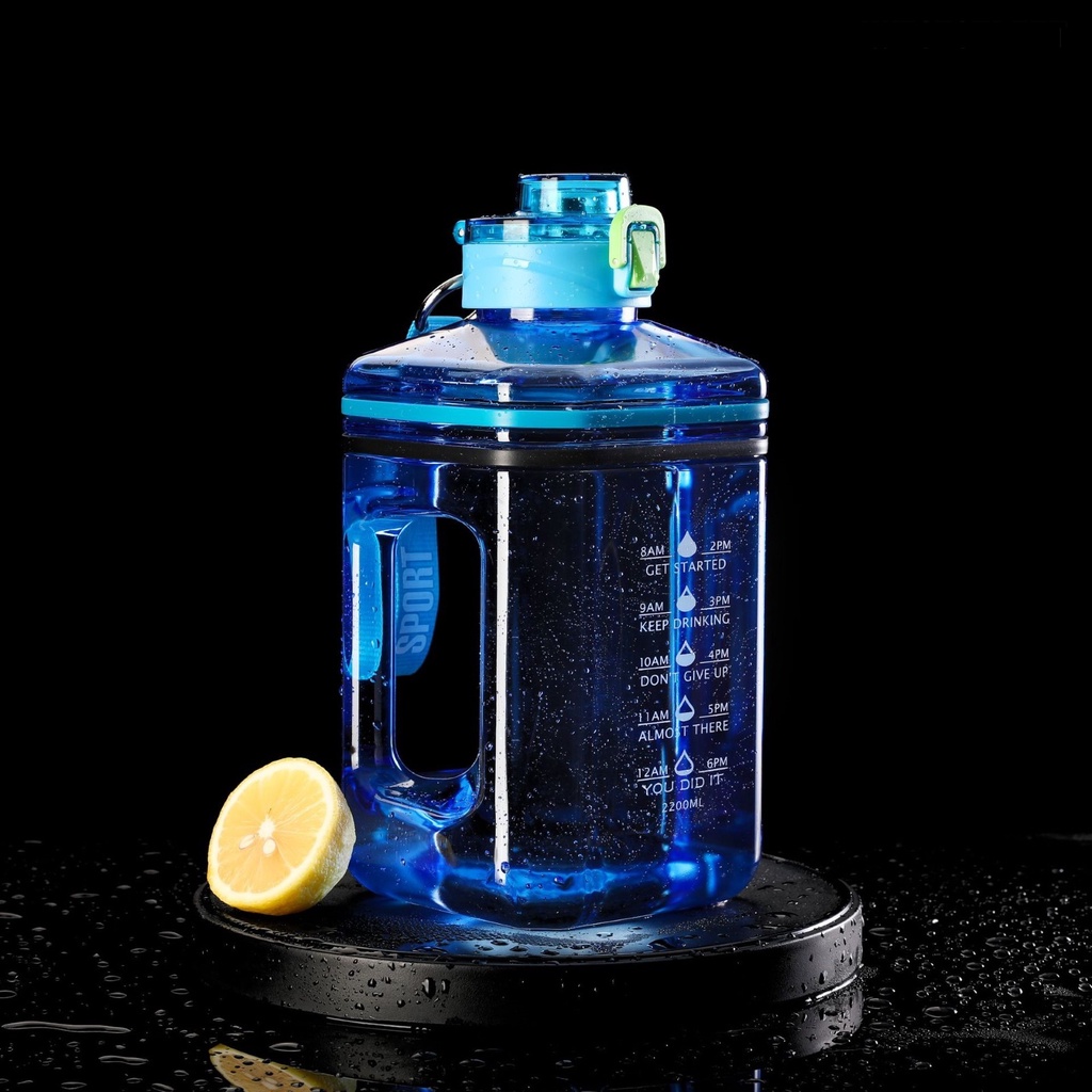 Bình Lắc Dung Tích Lớn 2.2L Có Tay Cầm Tiện Dụng Cho Người Tập Gym