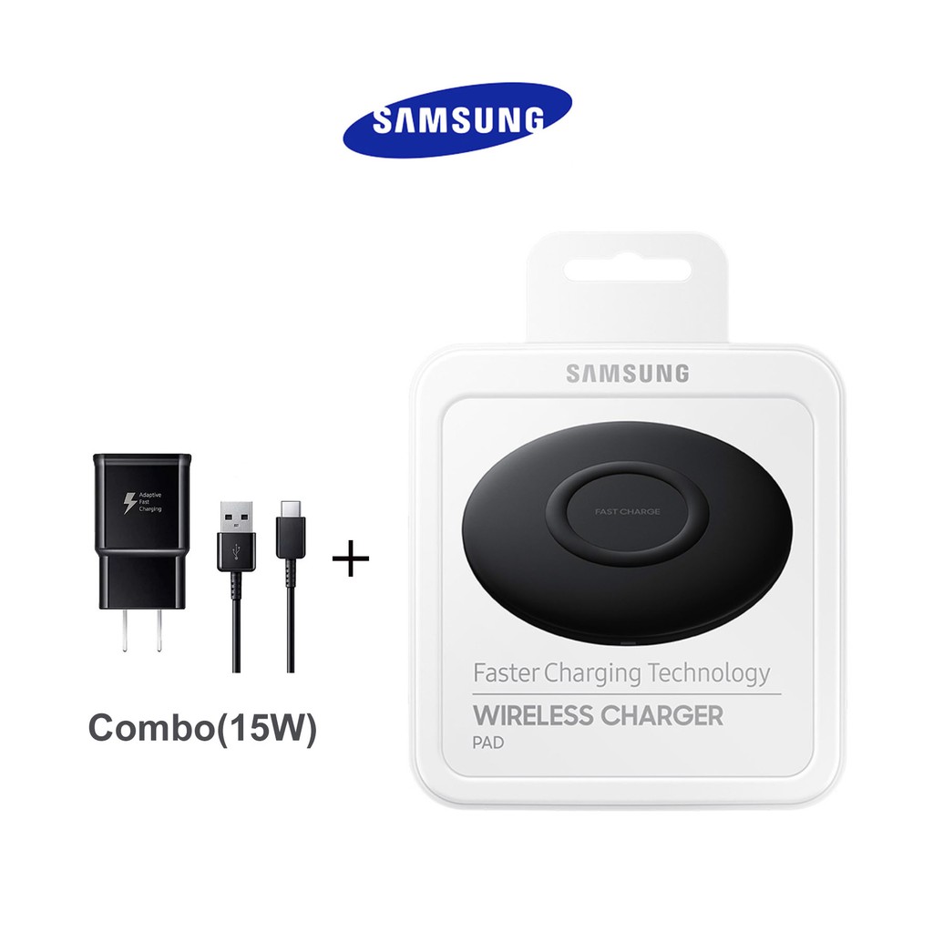 Đế Sạc Không Dây Samsung EP-P1100 9W Chuẩn Qi,Cho Samsung S8 S9 S10 S20 S21 S22 Note 20 Note 10,iPhone 8 X XS 11 12 Pro