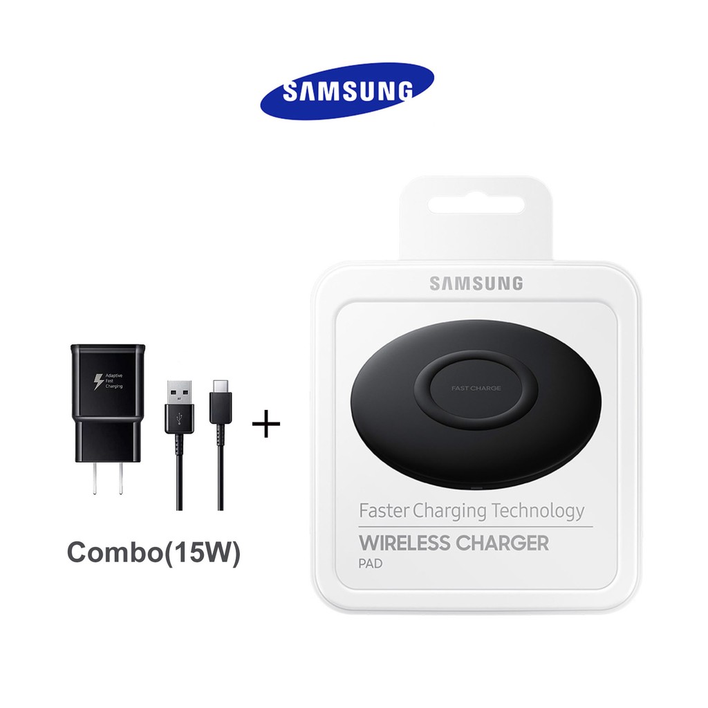 Đế Sạc Không Dây Samsung EP-P1100 Chuẩn Qi Sạc Nhanh Xài Cho Samsung S7 S8 S9 S10 S20 Note 9 10 20,iPhone 8 X XS 11 12