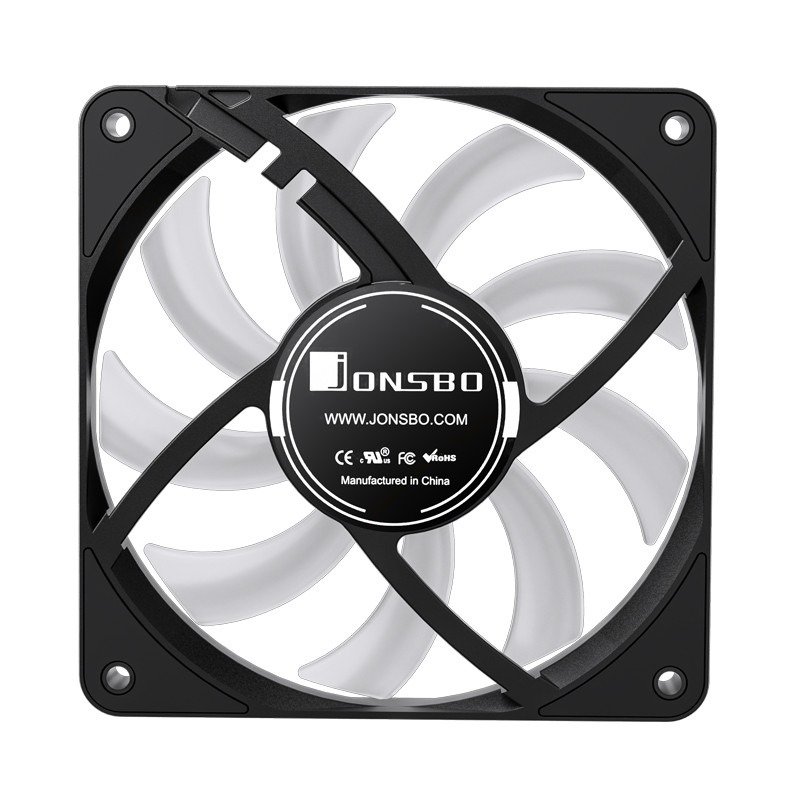 Quạt Fan Case 12cm JONSBO HF1215 ARGB SLIM FAN - Chính hãng, Quạt tản nhiệt LED 5v Sync