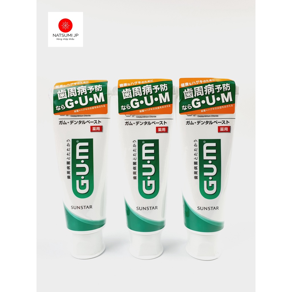 Kem đánh răng Gum Sunstar Nhật Bản 120g/155g