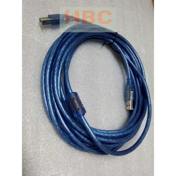 Dây cáp máy in 5m xanh