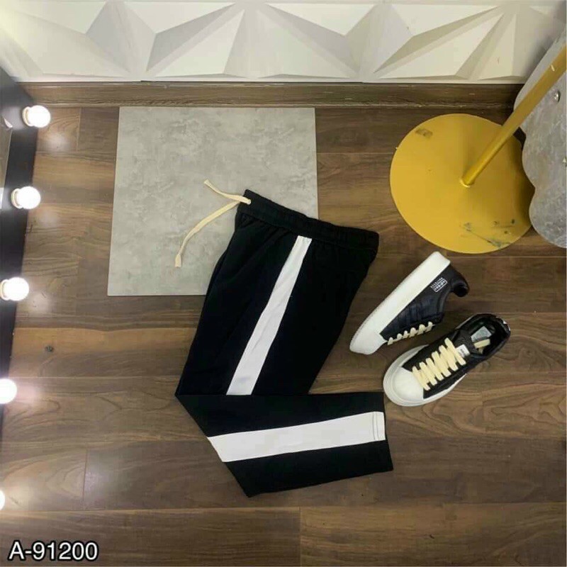 Quần Jogger Nam/ Quần Thể Thao Nam Dáng Dài 1 Sọc, 2 Sọc, 3 Sọc Full Size Màu Đen | BigBuy360 - bigbuy360.vn