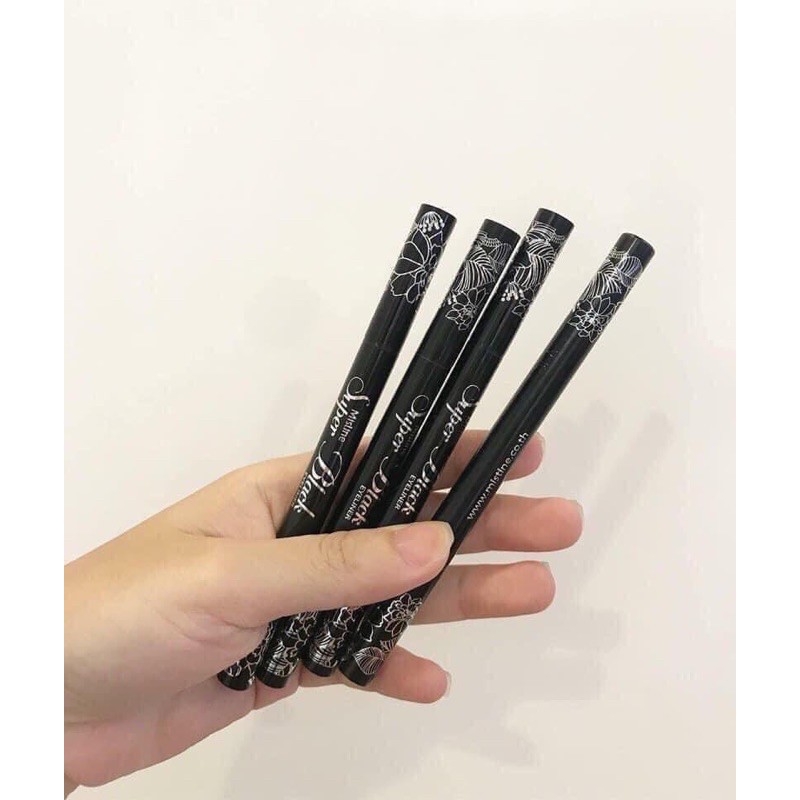 Kẻ Mắt Nước Mistine Siêu Nét SUPER BLACK EYELINER Thái Lan Chính Hãng