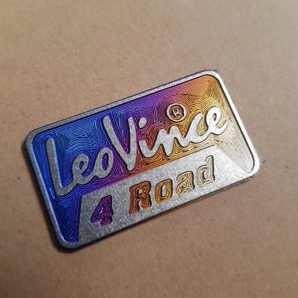 [GIÁ GỐC]  TEM DÁN TRANG TRÍ XE MÁY HÌNH LEOVINCE 4 ROAD SIZE LỚN NHỎ TITAN ĐỘC ĐÁO TRANG TRÍ XE MÁY