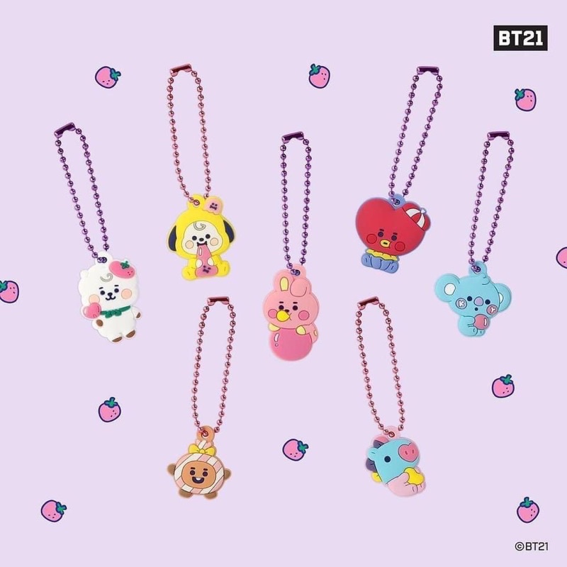 Móc khoá BT21 Baby - Bản mới Jelly Candy dễ thương