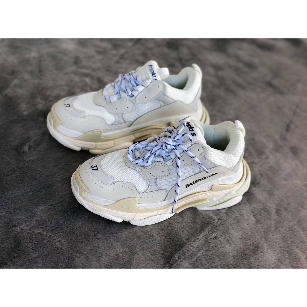 GIÀY SNEAKER BALEN FULL TRẮNG CAO CẤP - GIN STORE