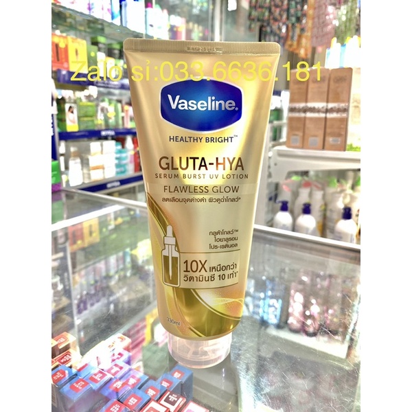 1 chai vaseline dưỡng thể trắng da chuẩn hàng Thái Lan chai 300g