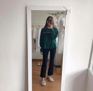 Quần jeans loe 9 tấc