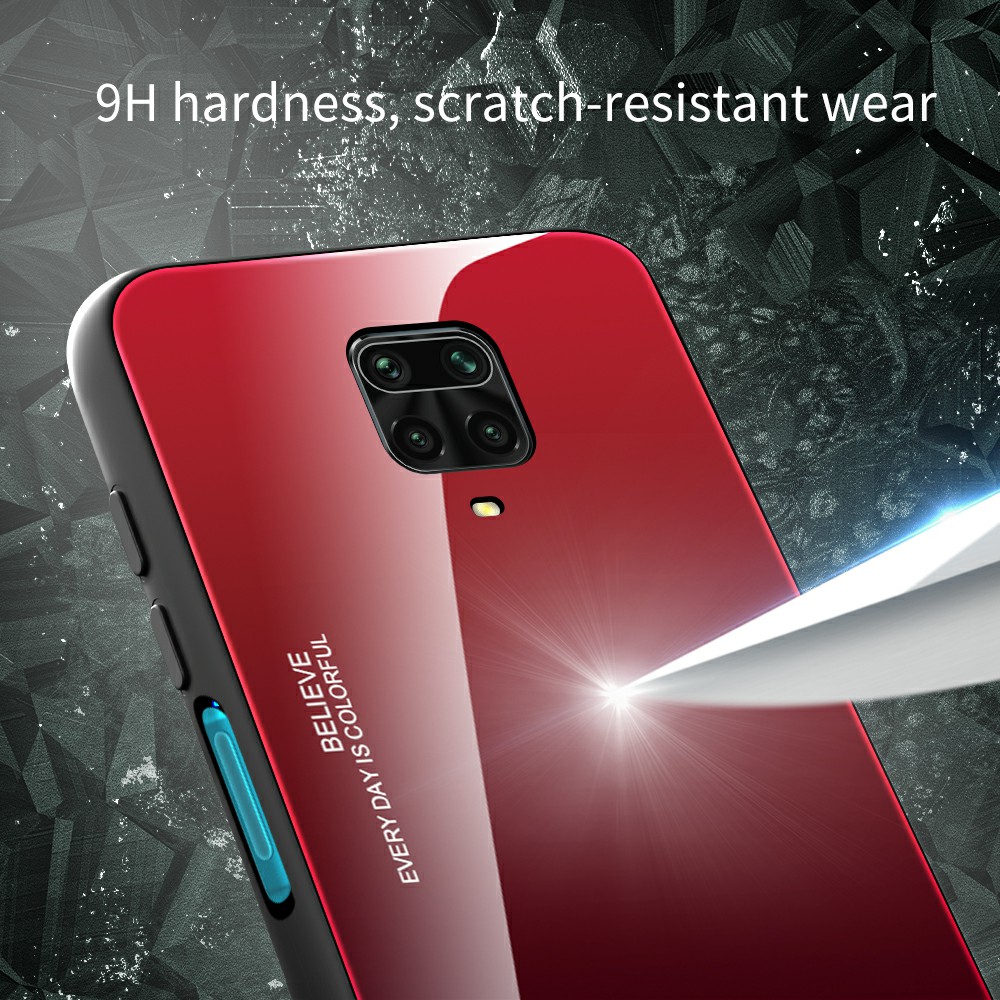 Ốp lưng Redmi Note 9s / Note 9 Pro 💝FREESHIP Từ 50k💝 dùng chung mặt lưng kính đa sắc thời trang cao cấp 1