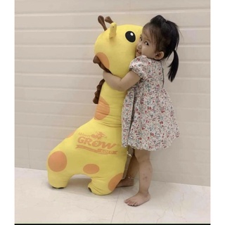 Bộ Gối Ôm và Mềm cho bé 2 trong 1, sản phẩm gồm có Hươu Cao Cổ Hươu Siêu To Khổng Lồ,Chăn mềm mịn chất đẹp hàng giá sốc