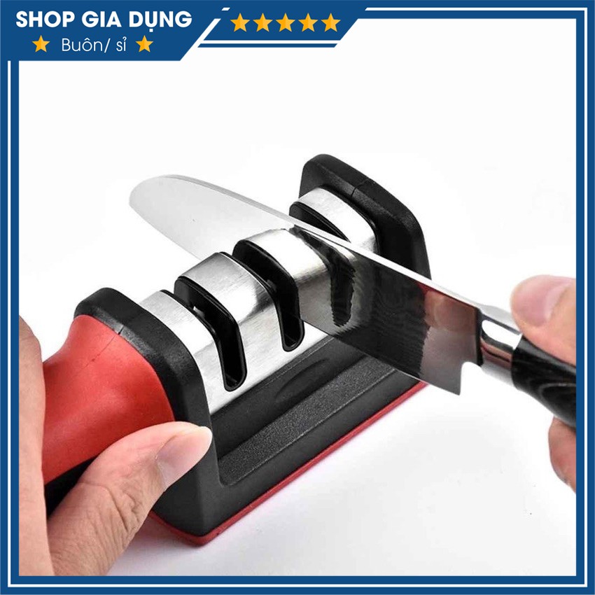 Dụng Cụ Mài Dao Kéo Đa Năng 3 Cấp Độ Cầm Tay Mài Dao Nhanh Bén Siêu Tiện Lợi