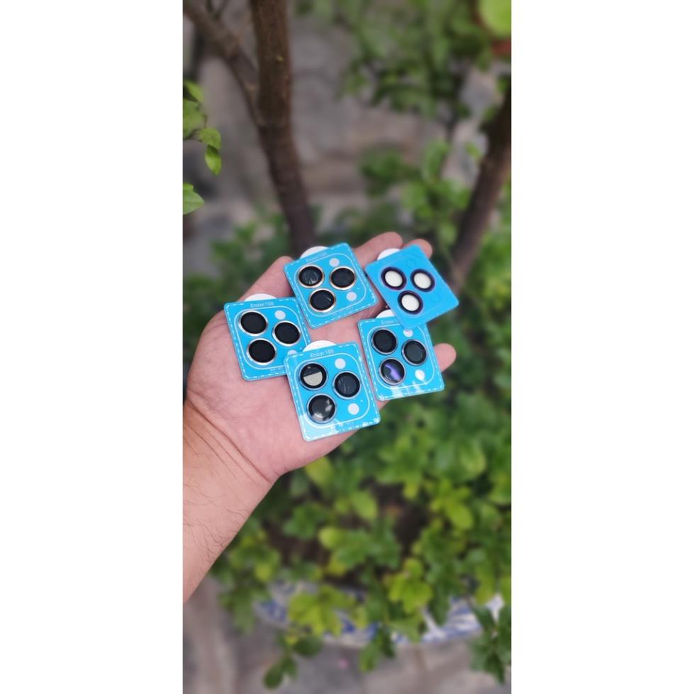 Bộ 3 dán mắt camera Kuzoom cho iPhone 13 Mini, 13, 13 Pro, 13 Pro max bảo vệ từng mắt camera chính hãng