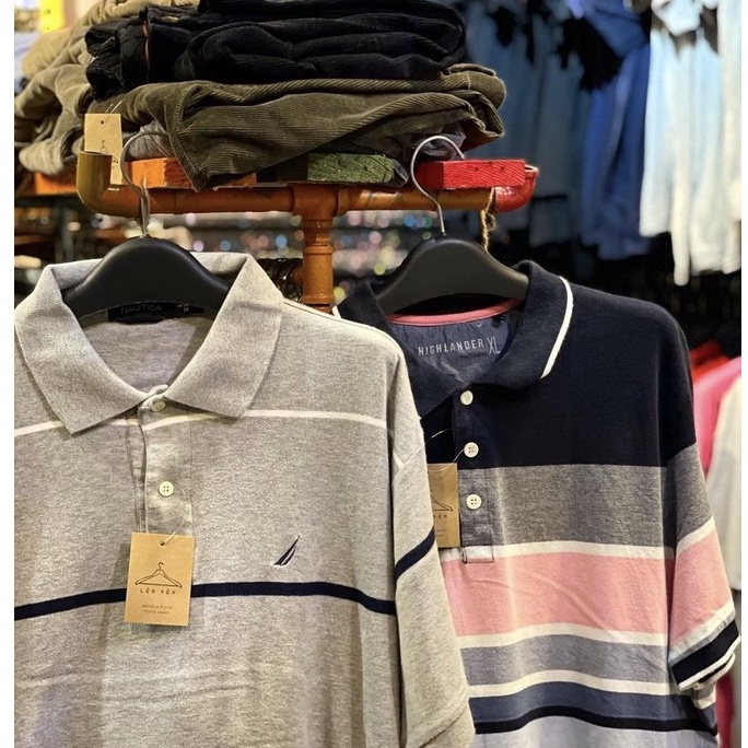 Áo polo unisex tay lỡ form rộng 2hand, áo thun có cổ nam nữ chất cotton cá sấu mềm và mát, logo thêu – Rew2022 Mẫu 6