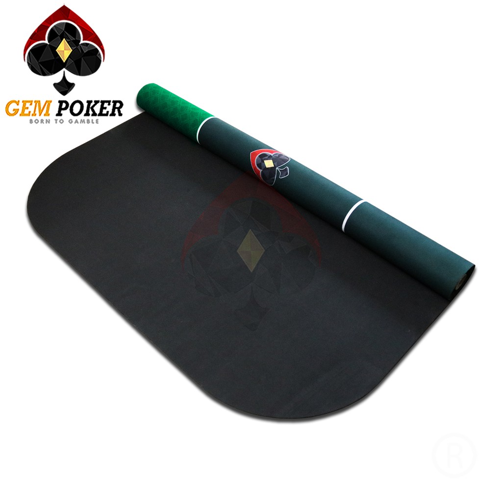 ⚜️ THẢM CAO SU POKER TEXAS HOLD'EM - GEM GREEN CAO CẤP ⚜️