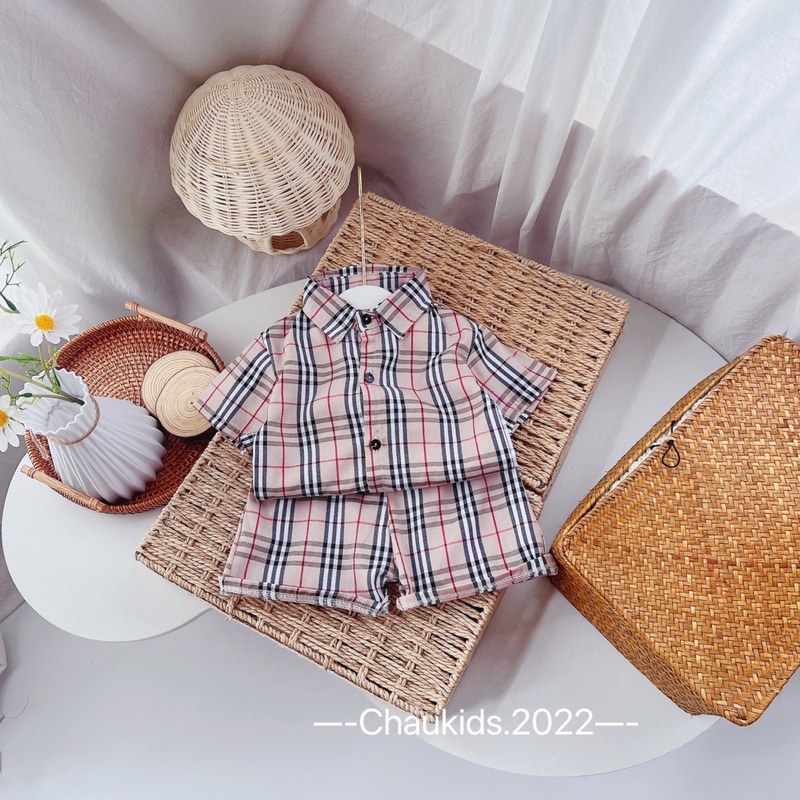 Bộ Bu Bờ sơ mi cho bé mã 49062
