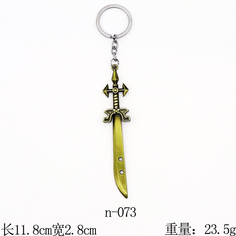 Kiếm đồng mini - Bộ sưu tập móc treo chìa khóa, trang trí bàn làm việc, vật phẩm phong thủy đẹp giá rẻ