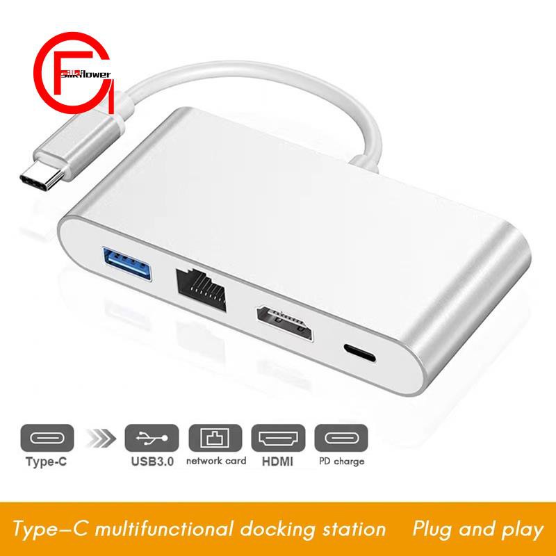 Đế Sạc Usb C 4 Trong 1 Cho Macbook Pc Laptop