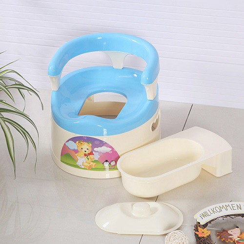Bô vệ sinh có lưng tựa cho bé Việt Nhật