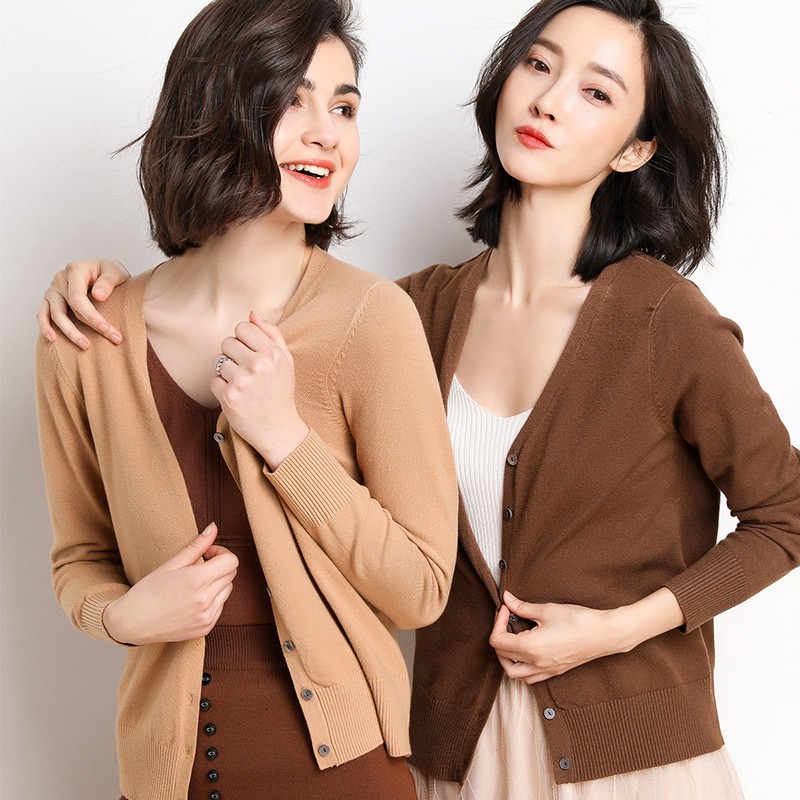 Áo Cardigan Len Xuất Nhật Dáng Tiểu Thư - Nhẹ Nhàng, Sang Trọng