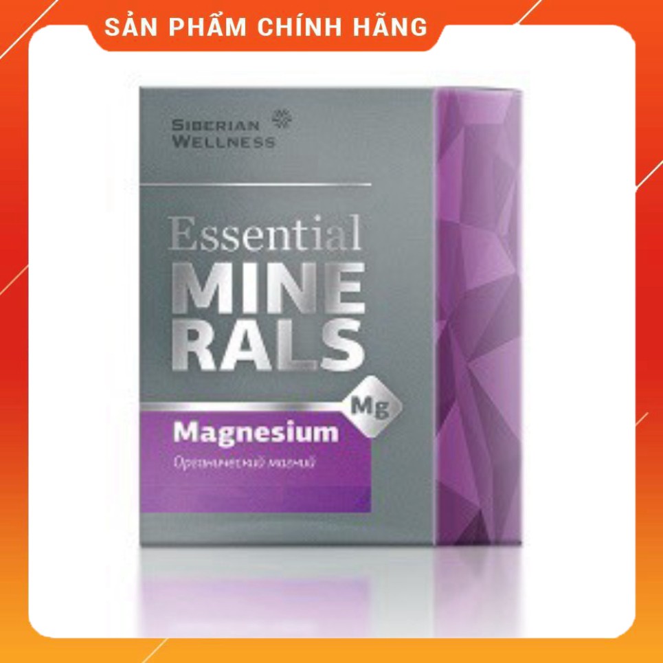 Viên uống giúp ngủ ngon Essential Minerals Magnesium Siberian Health Nga 60 viên