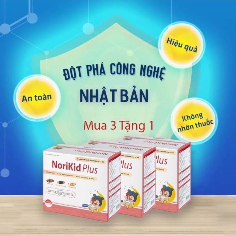 [COMBO 3HỘP TẶNG 1HỘP NHỎ VÀ QUÀ CHO BÉ] Sirô Norikid Plus Hỗ Trợ Đường Ruột, Cải Thiện Hệ Tiêu Hóa Cho Bé Ăn Ngon