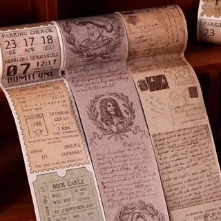 cuôn băng dán washi tape vintage